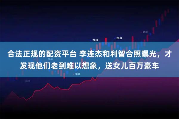 合法正规的配资平台 李连杰和利智合照曝光，才发现他们老到难以想象，送女儿百万豪车